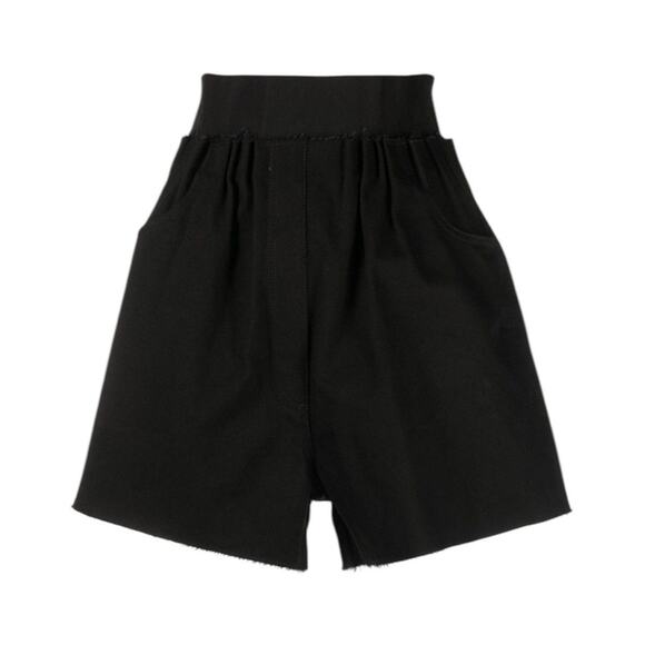 Gathered Elastic Cinch waist shorts - Picture 1 of 6